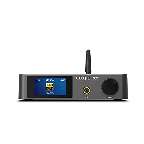 Amazon | LOXJIE D30 2024 DAコンバーター & ヘッドホンアンプ